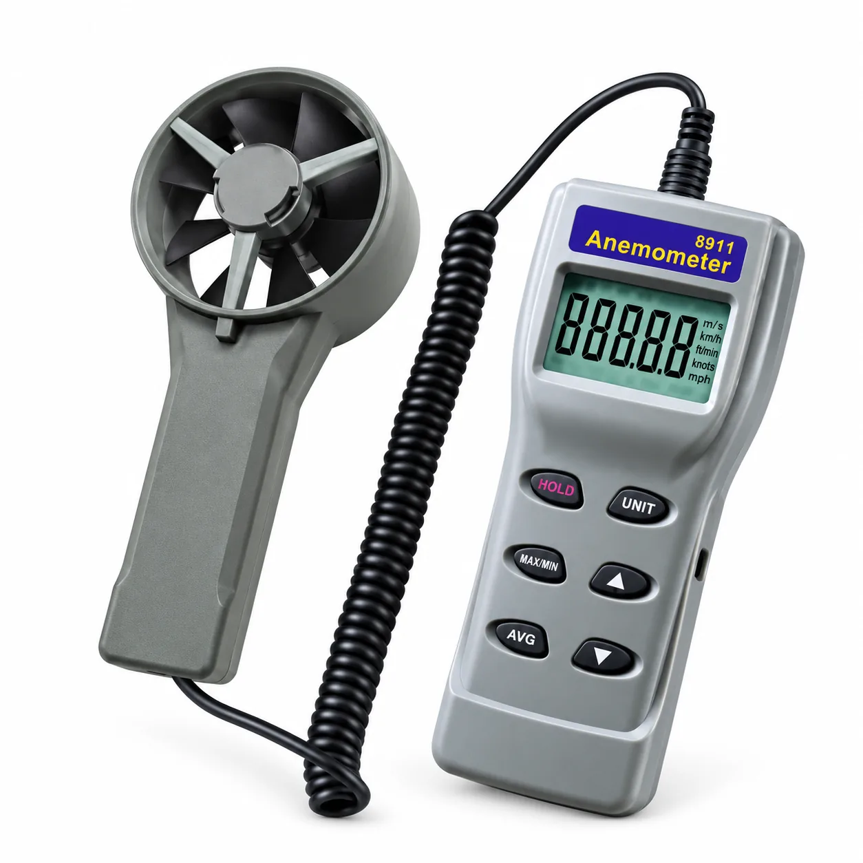 TH-8902 Airflow, Temperature and Humidity Meter